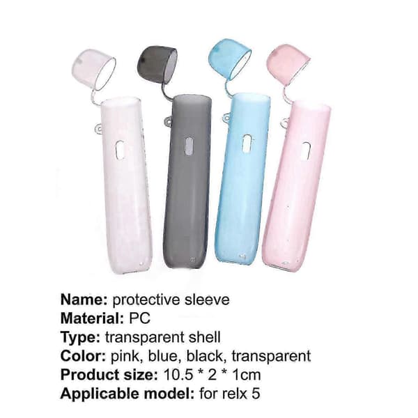 Relx 5 E-cigaret etui - Skridsikkert cover (Peng) Pink