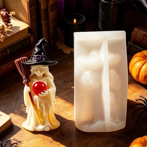 Häxig Halloween Epoxihartsformar DIY Kit (Pe)