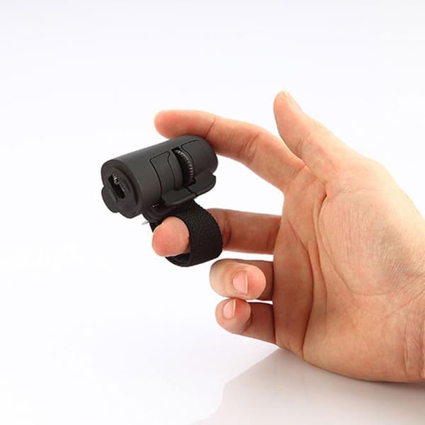 Trådlös fingermus - YXLILI - 2.4G Bluetooth bärbar 1600DPI med 2 knappar för dator, telefon, surfplatta, Android, resor (Peng)