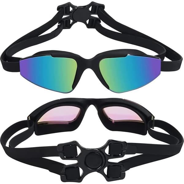 Simglasögon - Unisex - UV-skydd - Vattentäta - Justerbart band - Optimal komfort (Pe)