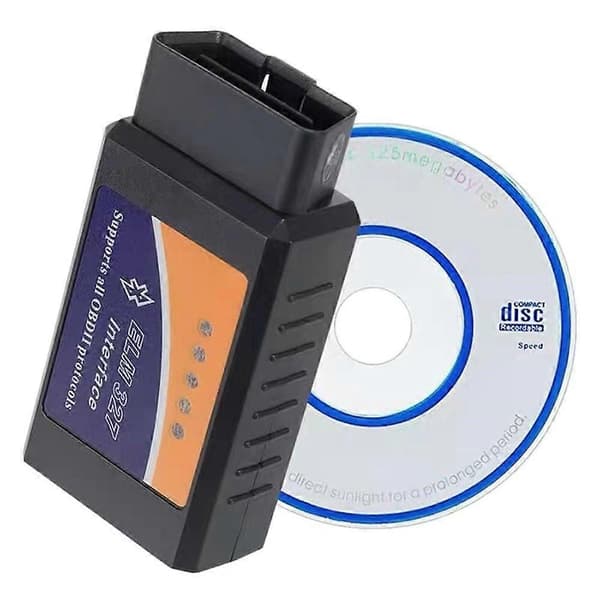Elm327 Eobd Bluetooth -diagnostiikkatyökalu, OBD2-auton moottorin vikakoodinlukija (Peng) Black