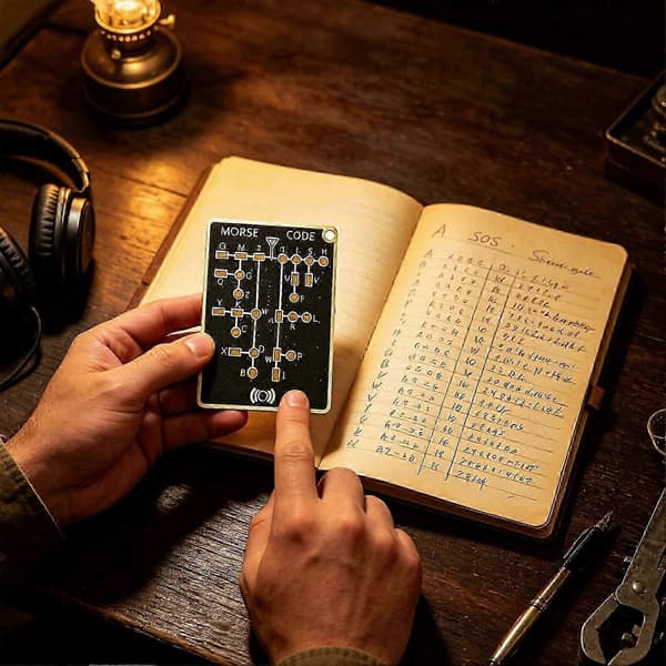 Alloy Morse Code Quick Check Card (Peng)