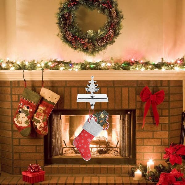 Xmas Mantel Hook rautainen joulusukan pidike kotikäyttöön (Peng)