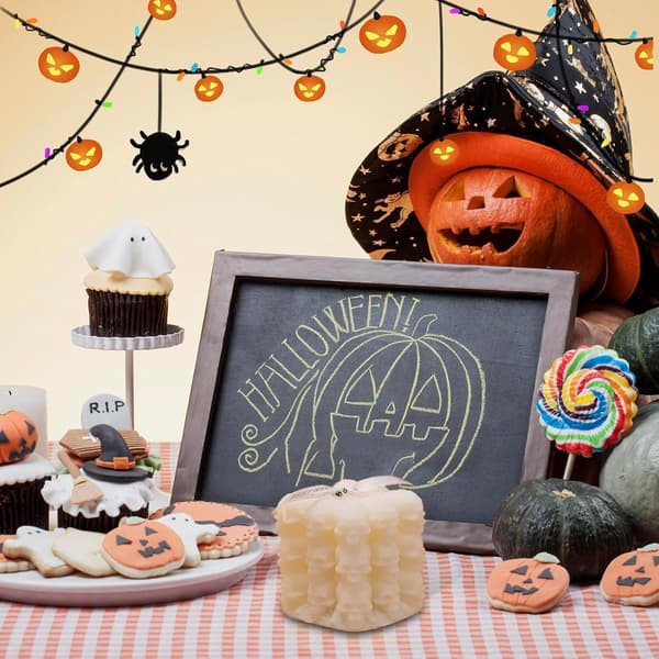 Stort Halloween Kubljus Set om 6 (Pe)