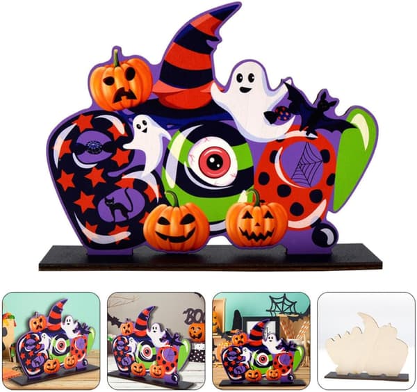 Halloween Centerpiece Träpanel (Pe)