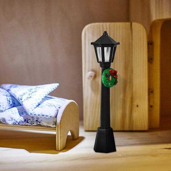 Miniatyr gatulyktamodell för dockskåp juldekoration, 4-pack (Peng)