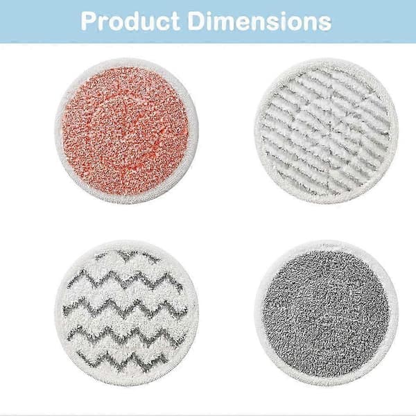 12-pack ångmoppdynor, utbytesrengöringsdynor i fiber, kompatibla med Shark S7001-serien ångmopp (Peng)