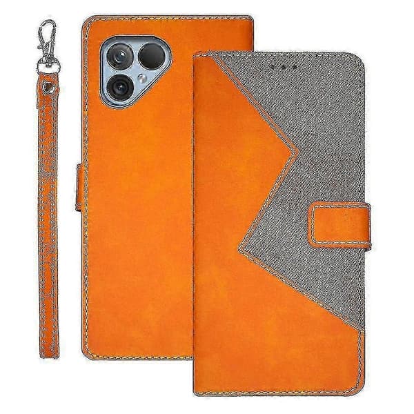 kompatibel Fairphone 5 etui med holder PU telefoncover