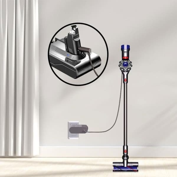 Erstatningsoplader til Dyson V6/V7/V8, kompatibel med DC58/DC59/DC61/DC62 ENEVAOCT (Pe)
