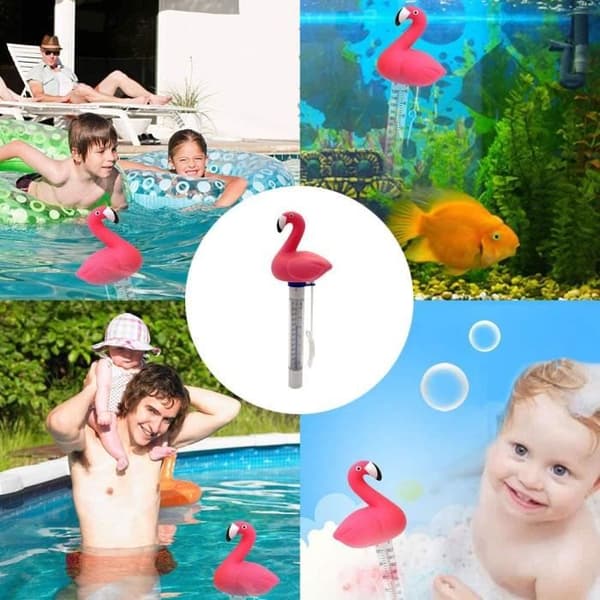 Pooltermometer - Flamingo - Flytande - ABS - 21,5 x 8,8 cm (Pe)