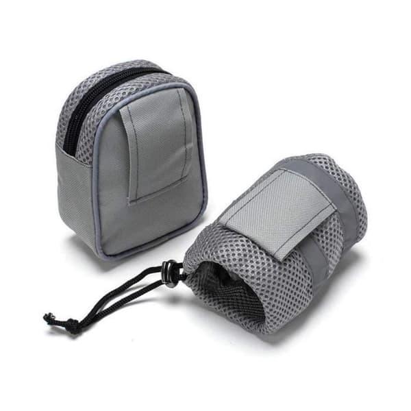 Hundmidjebälte - Grå - Slitstark Nylon - Handsfree - 1.50-1.80 m (Pe)