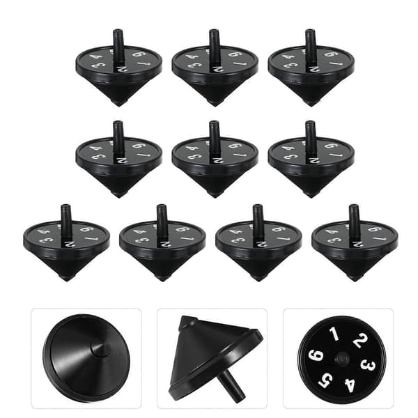 Sensing Gyroscope Magician Prop för close-up-shower 10-pack Svart (Peng)
