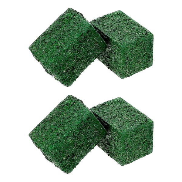 Wu Mini-heinäpaali nukkekodin koristeeksi, 4 kpl, vihreä puu (Peng)