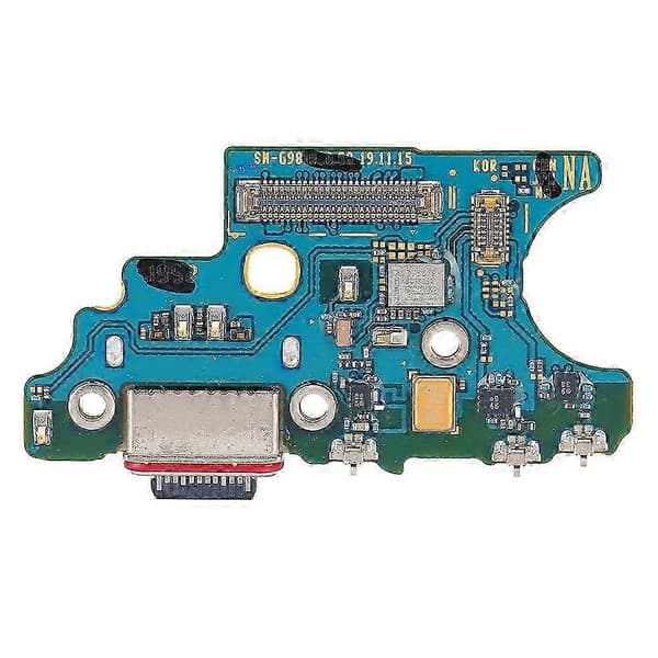 2025 USB-opladningsinterface flexkabel-udskiftning til Samsung S20 5G G981U mobiltelefon (Peng)