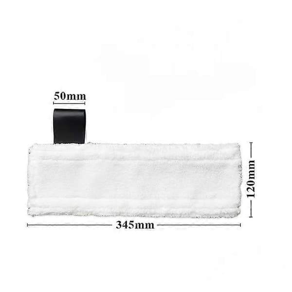 4-pak mikrofiber-moppepuder til Karcher EasyFix SC2 / SC3 / SC4 / SC5 damprenser-udskiftningsklude (Peng)