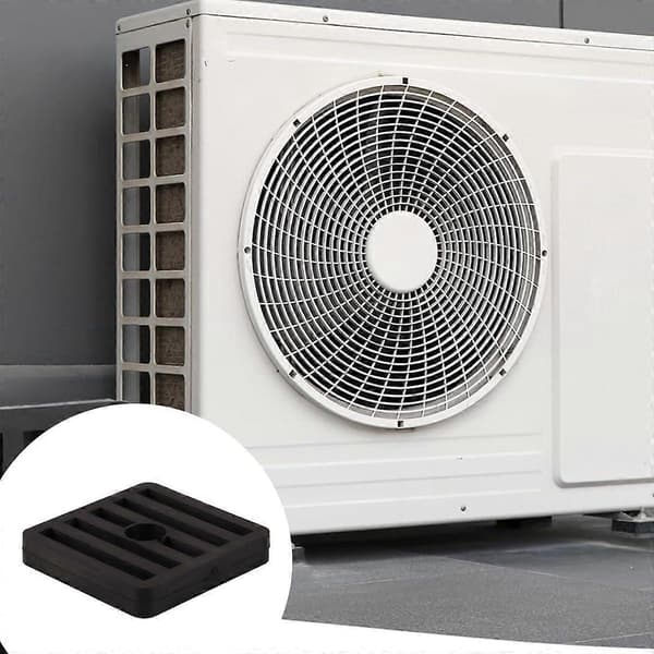 Set med 8 vibrationsdämpare i gummi för utomhusluftkonditionering (Peng)