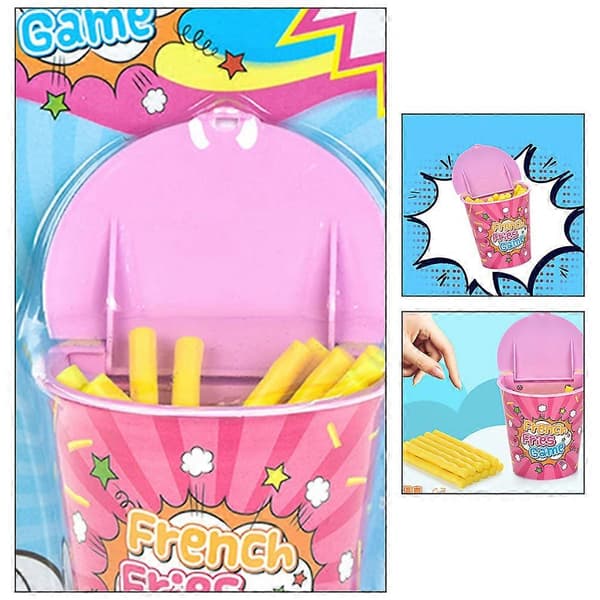 Plastleksak för reaktionsförmåga Pommes Frites-spel (Peng)