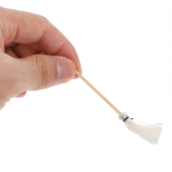 Dockskåpsminiatyrer mini-mopp och hink för dekoration 3 set (Peng)