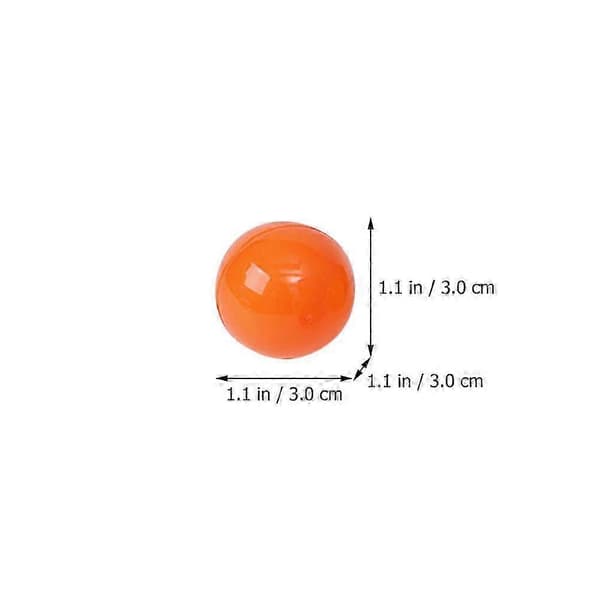 100 stk. bolde kompatible med selskabsspil, oplukkelige orange PVC-bolde (Peng)