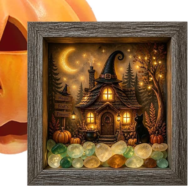 LED Vermeil -pöytäkoriste 21.5x21.5x3.7cm (Pe)