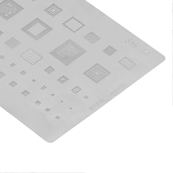 Reballing Stencil CPU Rework Net Rustfrit stål lodde-rework skabelon til reparation af mobiltelefoner (Peng)