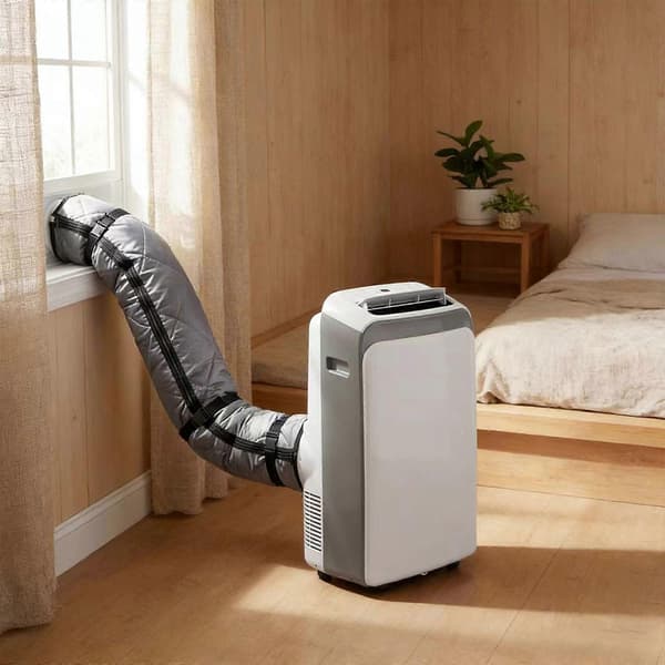 Bærbar aircondition vinduesforseglingsrem med klikspænde til udblæsningsslange, fastgørelseshjælp til hjemmet 5 stk. sort (Peng) Black