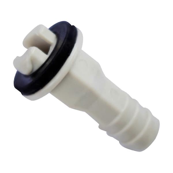 Til MEDIA AC 17mm/0,67in AC-afløbsslangeadapterstik m/ gummiring (Peng)
