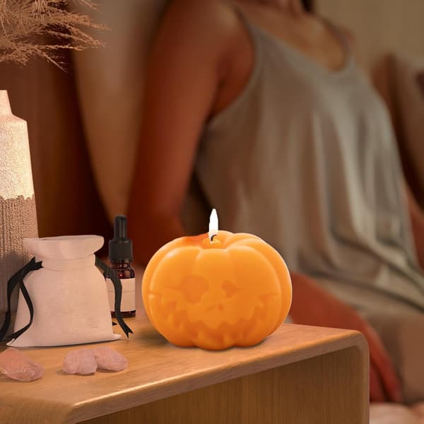 Varma och säkra Halloweenljus för heminredning (Pe)