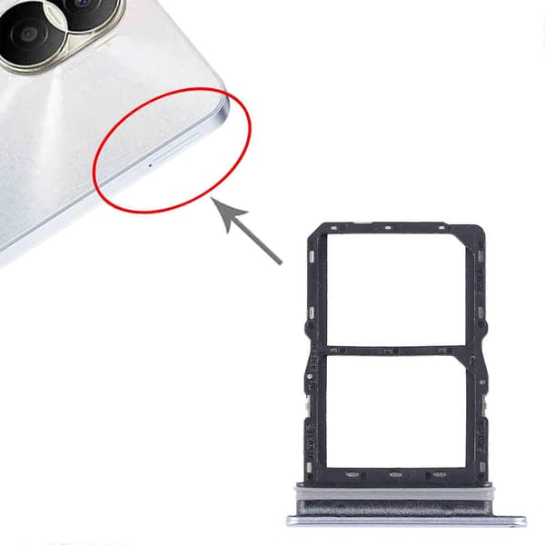 【Xhc-07】Mobiltelefon-reservedele til Honor Play7T SIM + SIM-kortbakke (Peng) Green