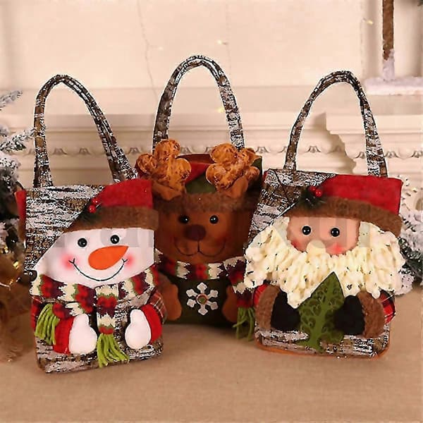 Jule-tote bags gaveposer - juleslikpose julepynt - C-udgave 1121 (Peng)