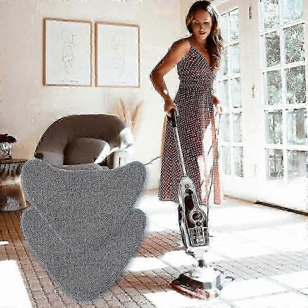 Ersättningsmoppdynor 6-pack mikrofiber kompatibla med Hoover Steam Complete Pet (Peng)