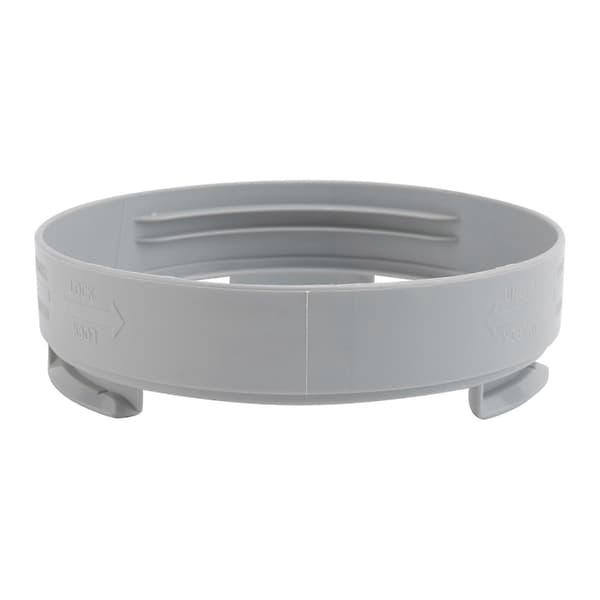 Bærbar aircondition udstødningsslangekobling vinduesadapter A/C enhed rørforbindelse dele & tilbehør rund (Peng) Gray white