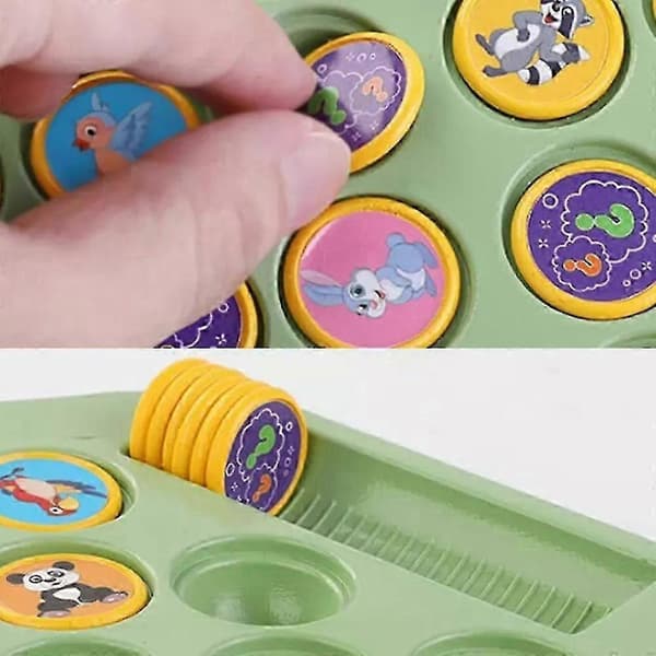 2025 Flip-schack minnesspel, schackminnesspel för förskoleaktiviteter (Peng) Fruit theme