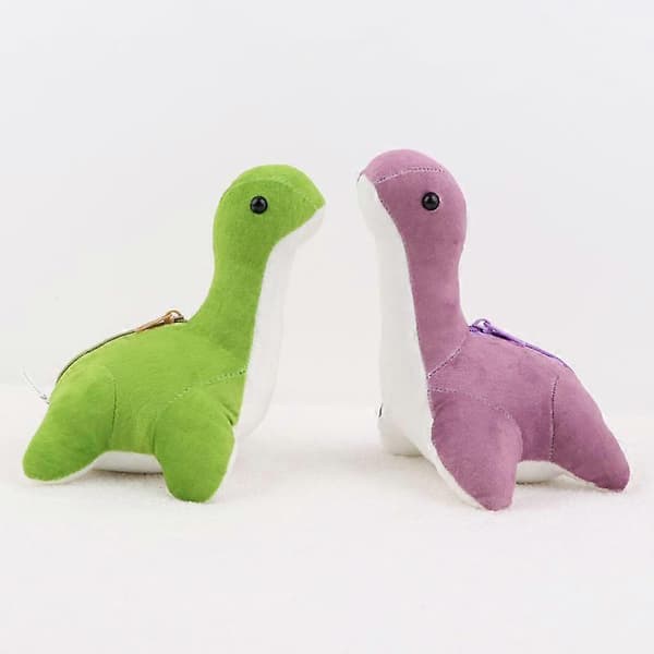 Plyslegetøj vandmonster dukke til børn gave (Peng) Purple