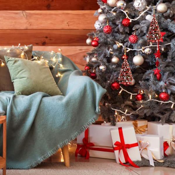 Julgransdekorationer Set - Ornament och Figurer för inomhusbruk (Pe)