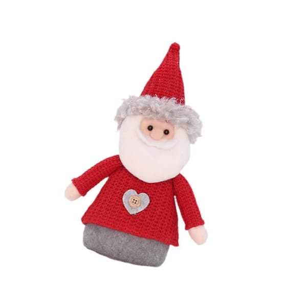 Juldekoration docka bordsdekoration söt julfigur (pingvin) Santa