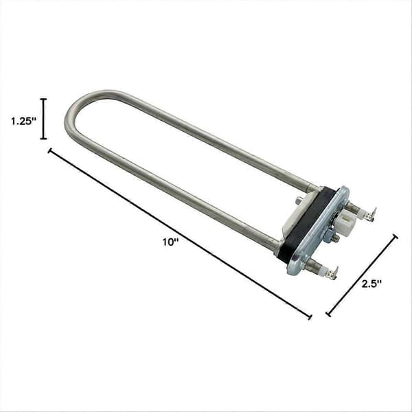 AEG33121501 Värmeelement för tvättmaskin, reservdel för värmeelement och termistor (Peng) Silver