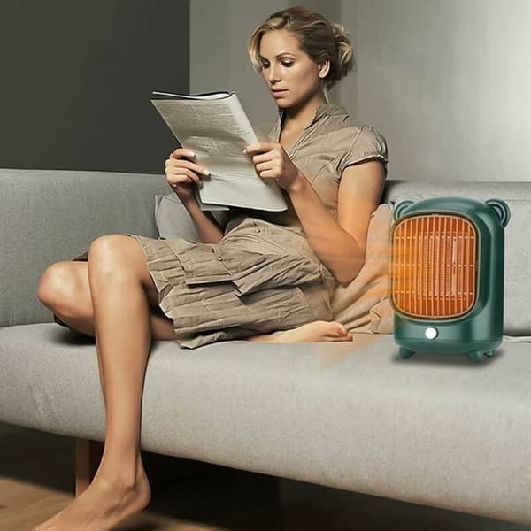 Ekstravarmer - LARGEIGHT - 500W - Keramisk - Overophedningsbeskyttelse - Kontor (Pe)