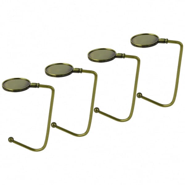 Julstrumpkrokar för öppen spis (Peng) Bronze Bronze