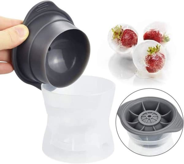 3 isbitsformar, isbitsform, isbitsform i silikon, isbitsform med lock, BPA-fri (Pe)