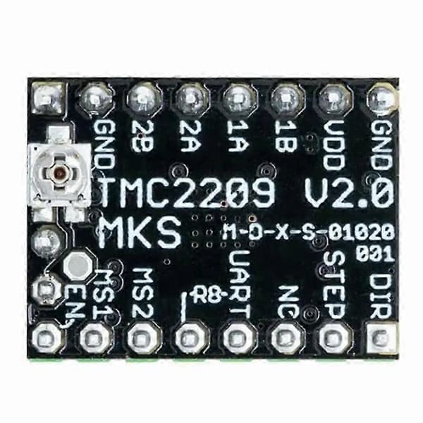 MKS TMC2209 Steppermotordriver kompatibel med Genl Robin Nano 3D-printerdele (Peng)