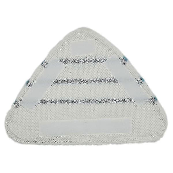 3 st triangulära ångmoppdynor tvättbar mikrofiber golvrengöringsduk (Peng) Black  White