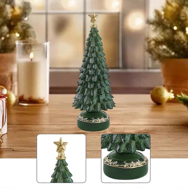 Julgransfigur Julbordsdekoration Inflyttningspresent Jul (Peng) Green