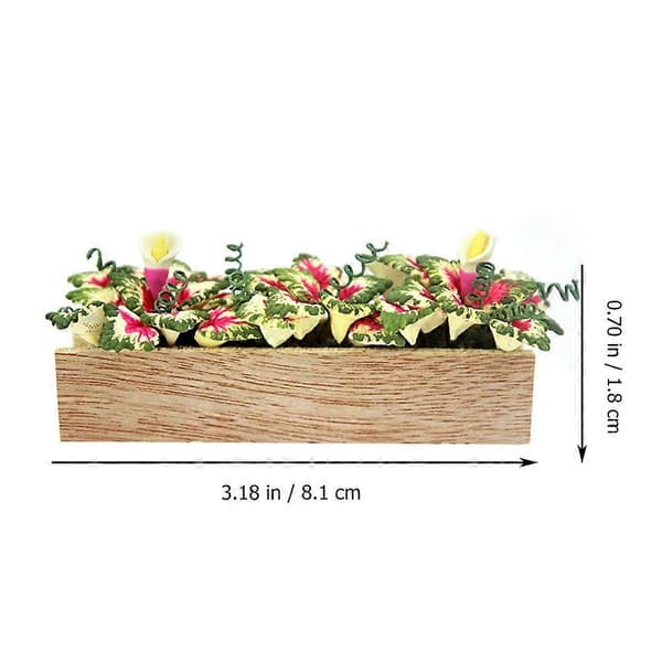 Beige keramiskt minihustillbehör för dekoration 1 st rabatt (Peng)