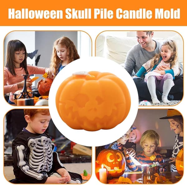 Varma och säkra Halloweenljus för heminredning (Pe)