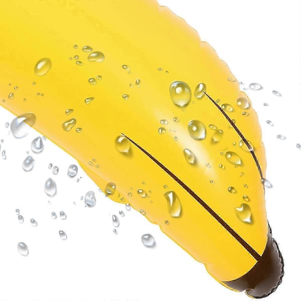6 st Uppblåsbart banan-ringkastningsspel för möhippa (Peng)