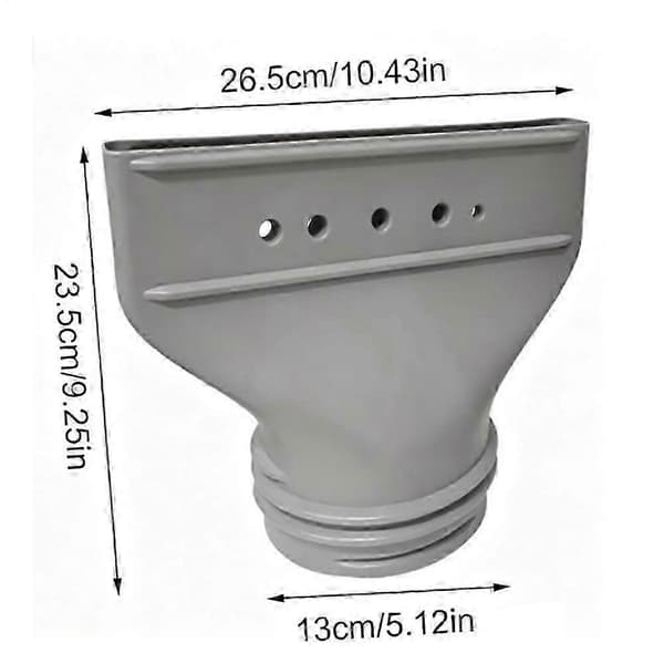 Luftkonditioneringsslanganslutning platt mun snabbkoppling bärbar AC-adapter för systemventilation_ny (Peng)