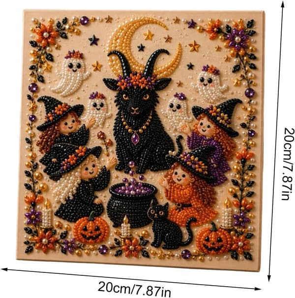 Whispering Woods Halloween Ghost Beads Kit - Säsongsdekoration (Pe)
