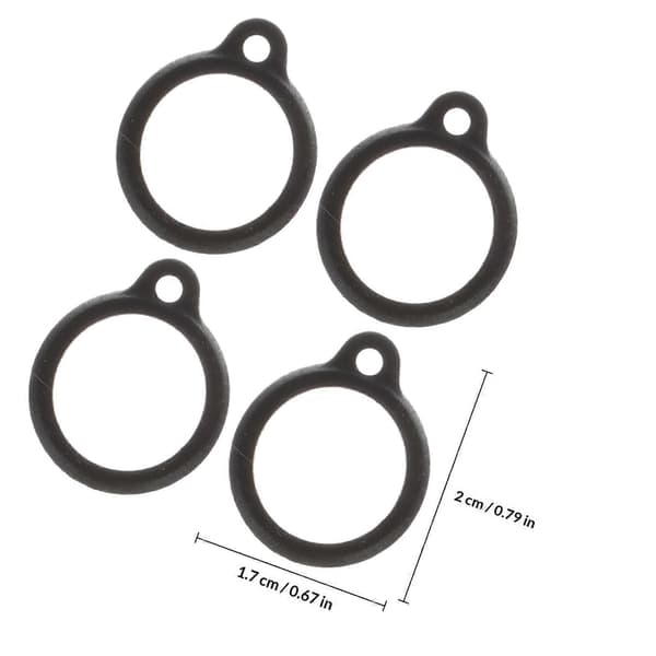 Silikonring mot borttappning för mobilrem, 50-pack (Peng)