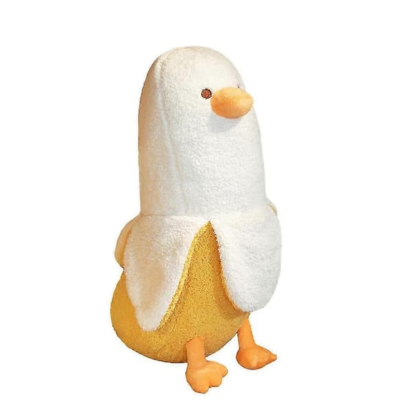 Söt tecknad banan-gosedjur, perfekt som kramkudde-present för barn (Peng) 70cm Yellow